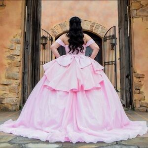 XV pink dress